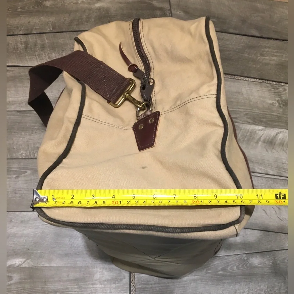 Duluth Pack Commuter Laptop Everyday Travel Briefcase Brown Leather Bag Business